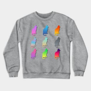 Cat holiday gift t shirt design Crewneck Sweatshirt